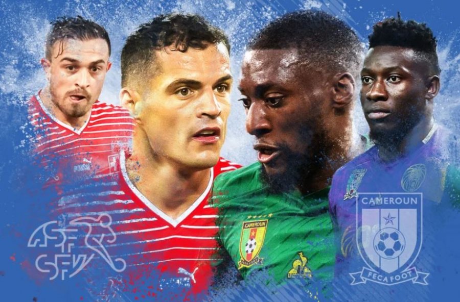 Formacionet zyrtare: Xhaka e Shaqiri nga minuta e parë, Zvicra sfidohet nga Kameruni në “Katar 2022”
