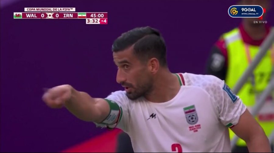 Mbyllet pjesa e parë Uells - Iran, ky është rezultati