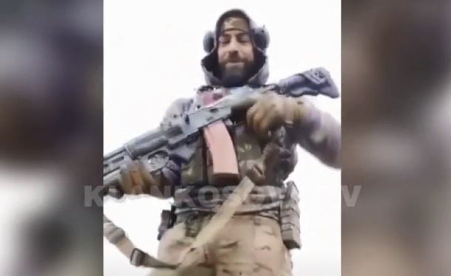 Mercenari kosovar në Ukrainë uron 28 Nëntorin [video]