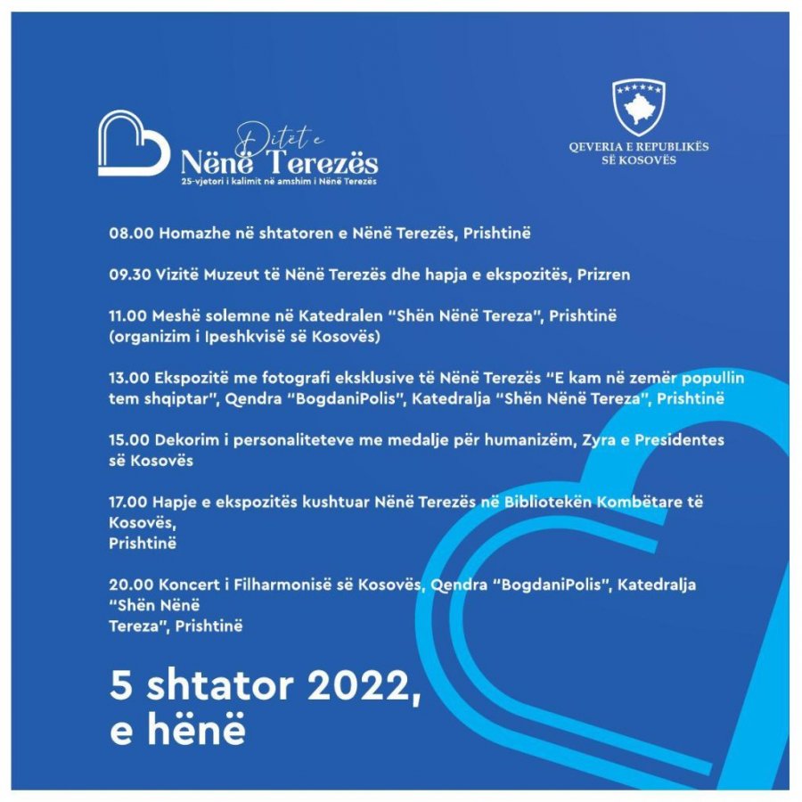 Sot në BKK organizohet ekspozitë kushtuar Shën Nënë Terezës