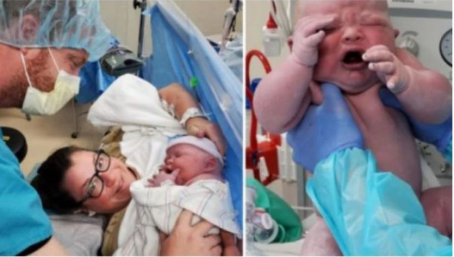 Lindet një foshnjë “gjigande”, s’do ta besoni sa peshon [foto]