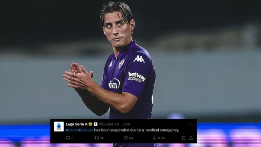 U rrëzua në fushë pa ndjenja, gjendja e Edoardo Bove është stabile 