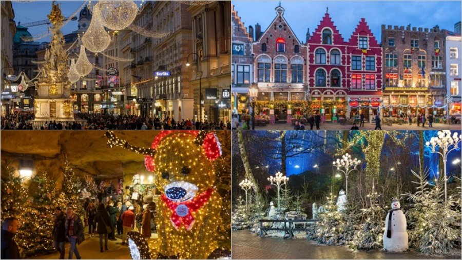 Qytetet evropiane që janë magjike për Krishtlindje