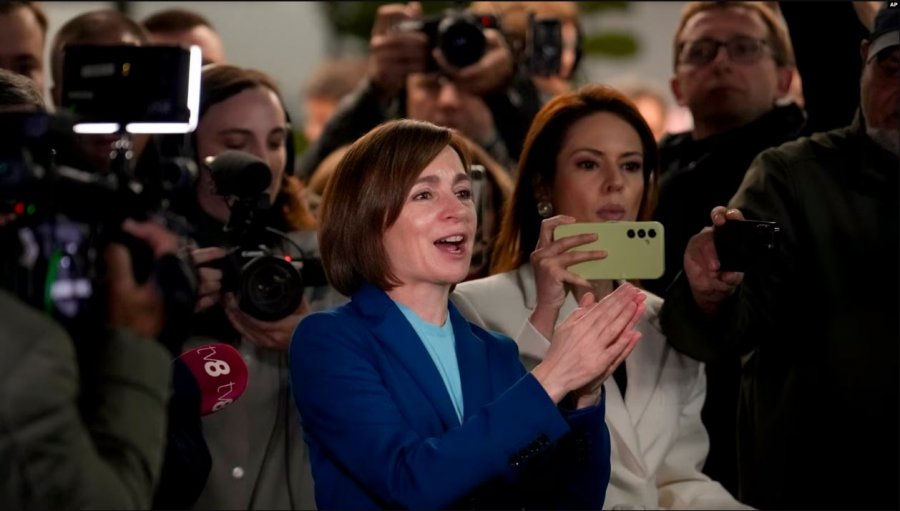 Sandu fiton zgjedhjet presidenciale në Moldavi