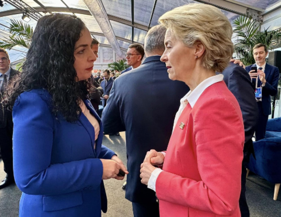 Osmani takon Von der Leyen në Budapest