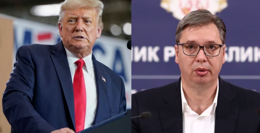 Trumpi dhe Vuçiqi zhvillojnë bisedë telefonike
