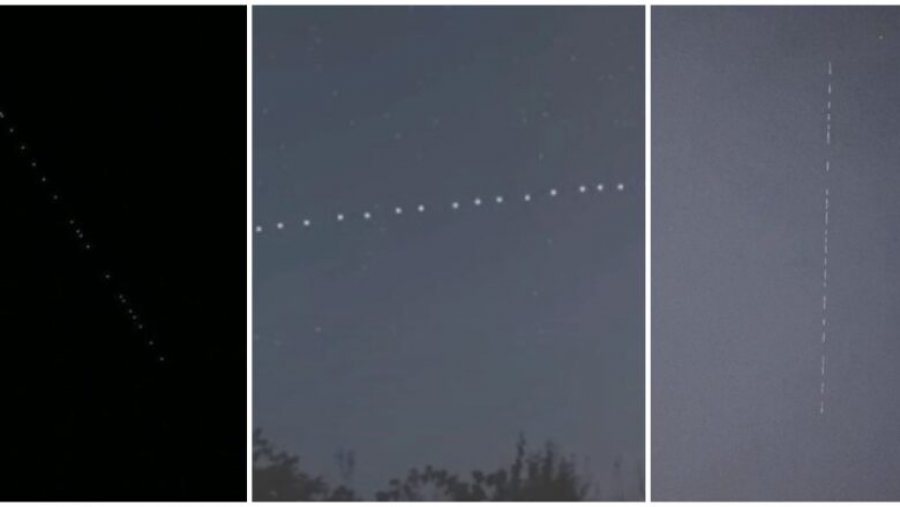 Vargu i satelitëve të SpaceX përshkon qiellin e Kosovës