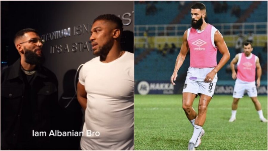 “Jam shqiptar, luaj në Malajzi”, futbollisti Krasniqi publikon bisedën miqësore me boksierin Joshua 