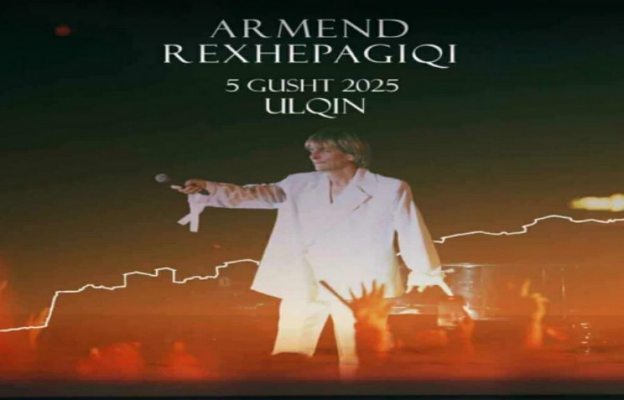 Koncert në Kalanë e Ulqinit: Armend Rexhepagiqi performon më 5 gusht