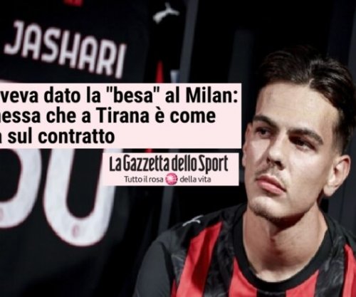 Mediumi italian: Ardon Jashari ia kishte dhënë “besën” Milanit, një premtim që te shqiptarët është si një nënshkrim kontrate