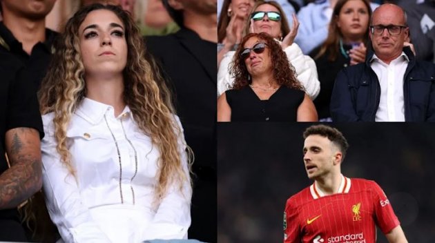 Gruaja dhe prindërit e Diogo Jotës nuk ndalën lotët në ndeshjen Wolves kundër Man Cityt