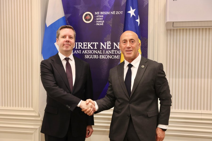 Haradinaj: Kërkoj mbështetjen e Finlandës për anëtarësimin e Kosovës në NATO