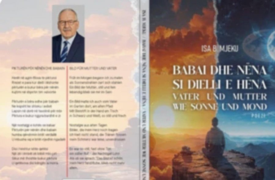 Atdhetari i njohur dhe poeti Isa Mjeku publikon librin e dytë në dy gjuhë
