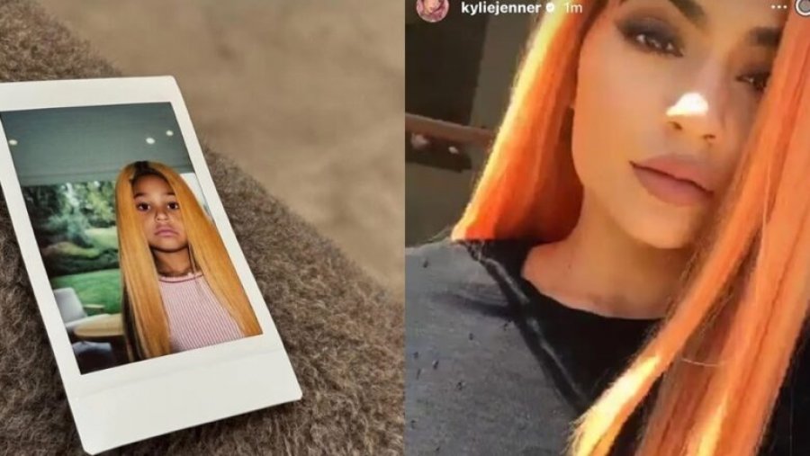 Vajza e Kylie Jenner rikrijon një nga pamjet ikonike të nënës së saj
