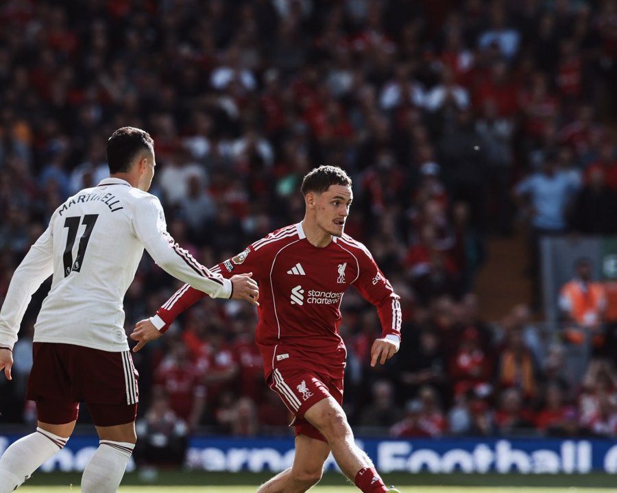 Mbyllet pjesa e parë pa gola mes Liverpoolit dhe Arsenalit