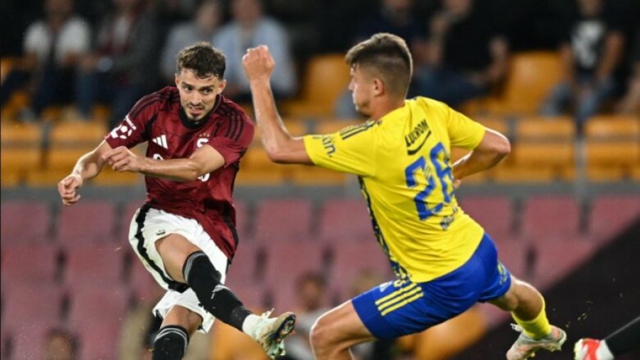 Dy gola ndaj Zlin, Albion Rrahmani shpallet lojtari i ndeshjes