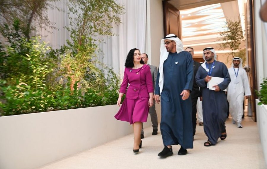 Osmani uron presidentin e Emirateve: Kosova pret me padurim punën që kemi përpara