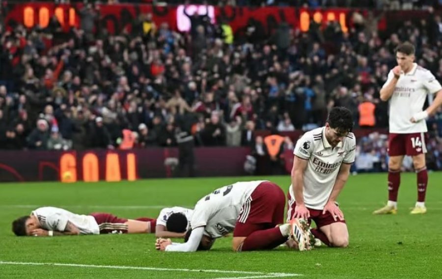Aston Villa befason Arsenalin, i afrohet në 3 pikë liderit