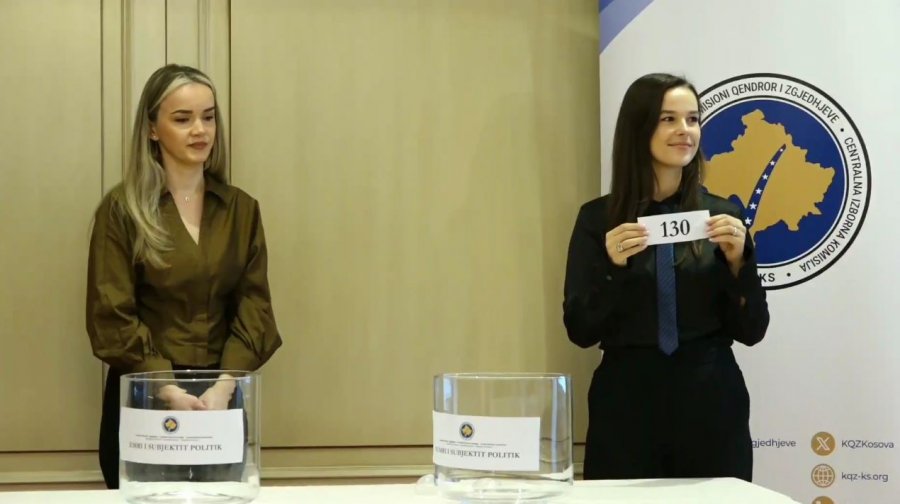 130, numri i PDK-së në fletëvotimin e zgjedhjeve të 28 dhjetorit