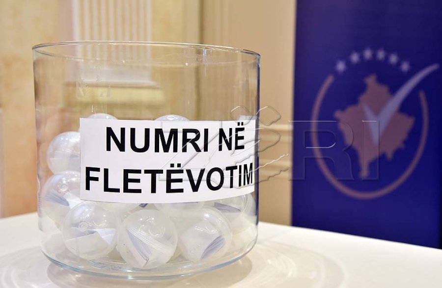 Tërhiqet shorti për renditjen e subjekteve politike në fletëvotim