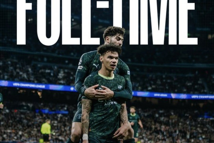 Manchester City fiton me rikthim ndaj Real Madridi në “Santiago Bernabeu”