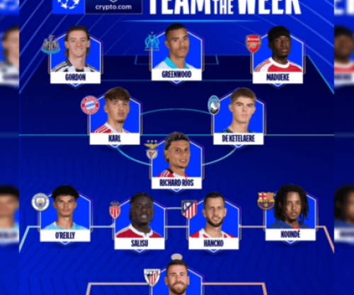 UEFA publikon formacionin e javës në Ligën e Kampionëve