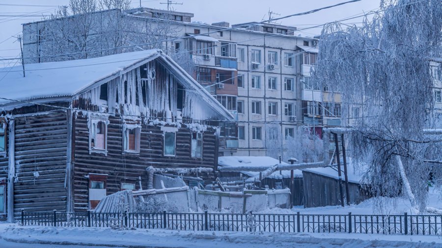  Edhe në -45 gradë Celsius, qyteti më i ftohtë në botë funksionon normalisht