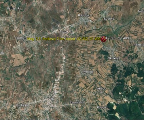 Shërbimi Gjeologjik i Kosovës jep detaje për tërmetin e djeshëm në vend