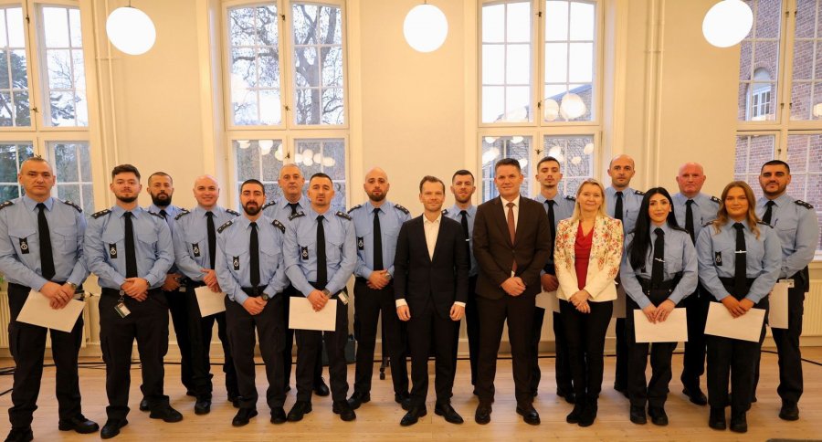 15 zyrtarë korrektues të Kosovës përfundojnë me sukses trajnimin në Danimarkë