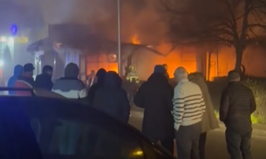 Nuk ka të lënduar nga zjarri mbrëmë që përfshiu disa lokale në Prizren