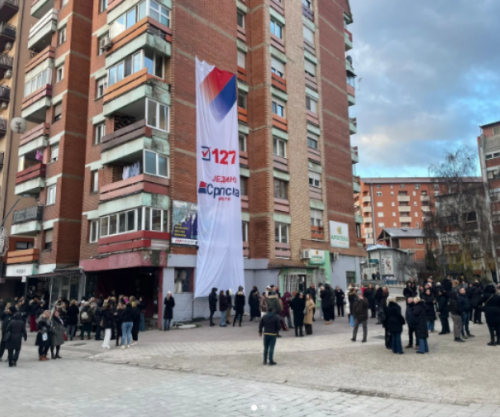 Lista Serbe nis votimin kolektiv në Mitrovicën e Veriut [video]