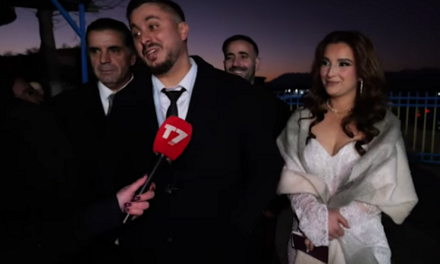Çifti dhe dasmorët në Gjakovë nga dasma shkojnë në vendvotim [video]