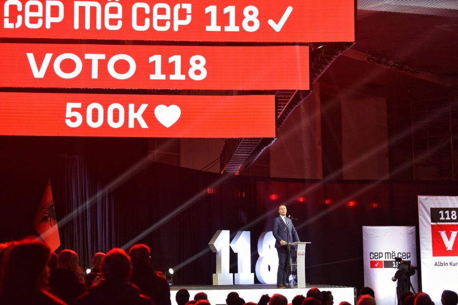 Hapja e fushatës së LVV-së: Konjufca e uron Kurtin edhe për “një mandat tjetër”