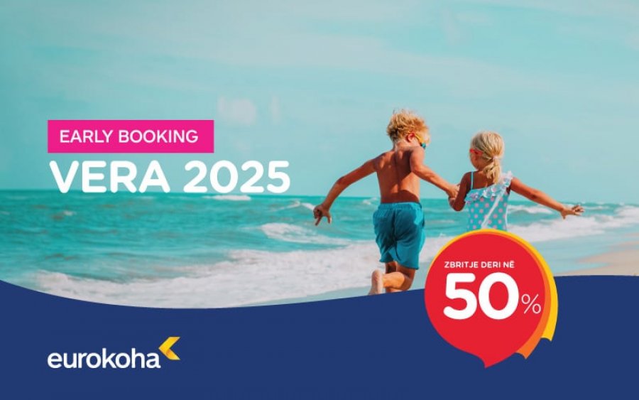 A keni menduar për pushimet verore? Eurokoha ofron zbritje deri 50% nëse rezervoni TANI!