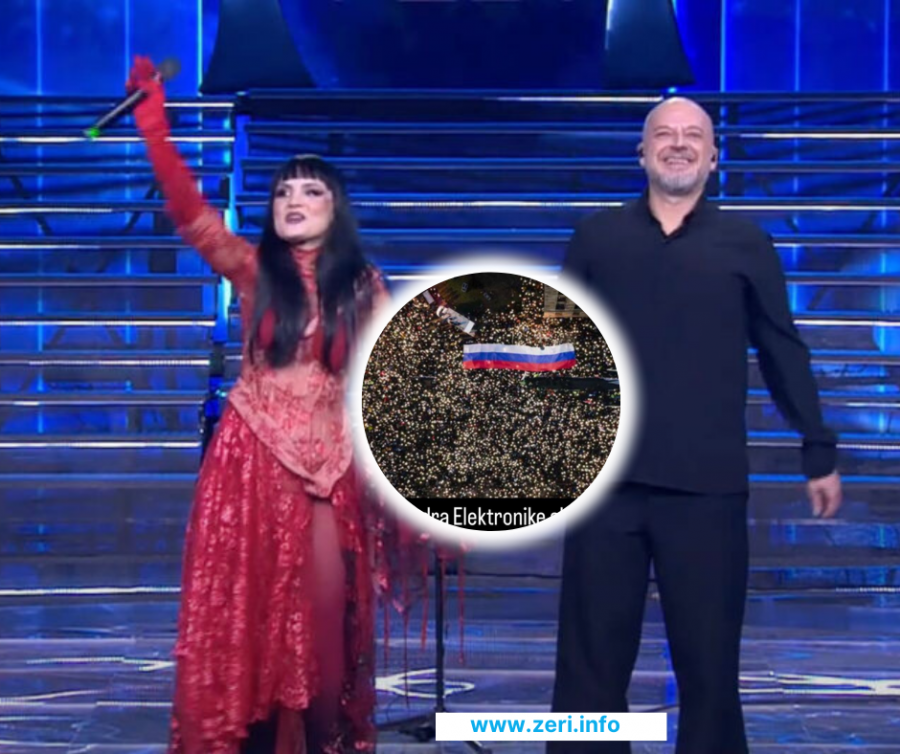 Përfaqësuesit e Shqipërisë në Eurovision shfaqin hapur mbështetjen për protestat në Serbi