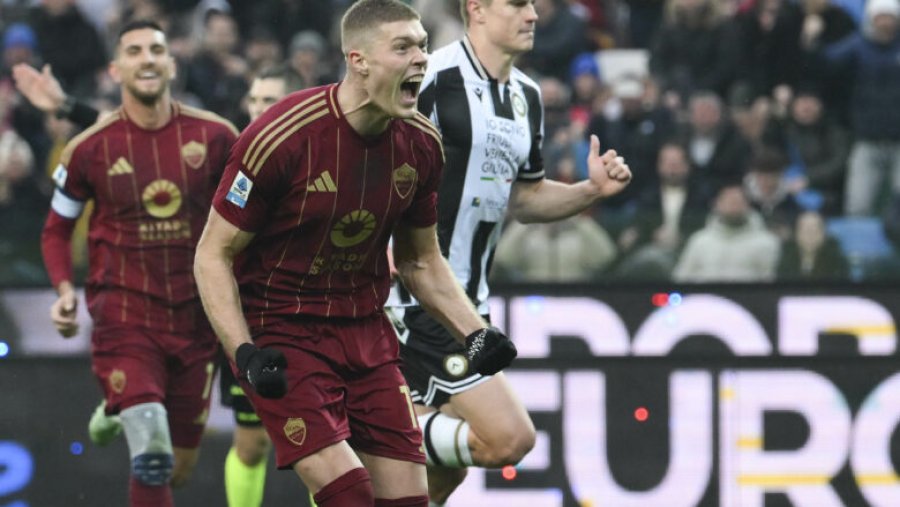 Roma fiton me rikthim në udhëtim te Udinese