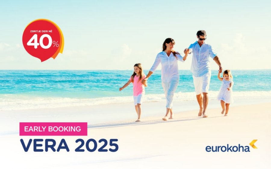 Nisin rezervimet për VERA 2025 - zbritje deri 40% në Hotele Ultra All Inclusive
