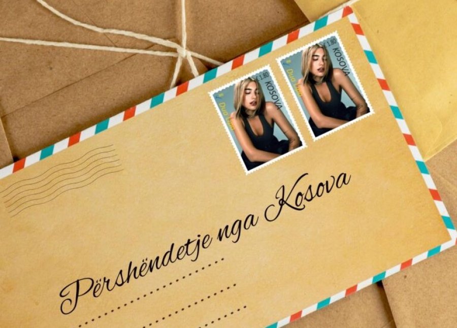 Dua Lipa në pullat postare të Kosovës