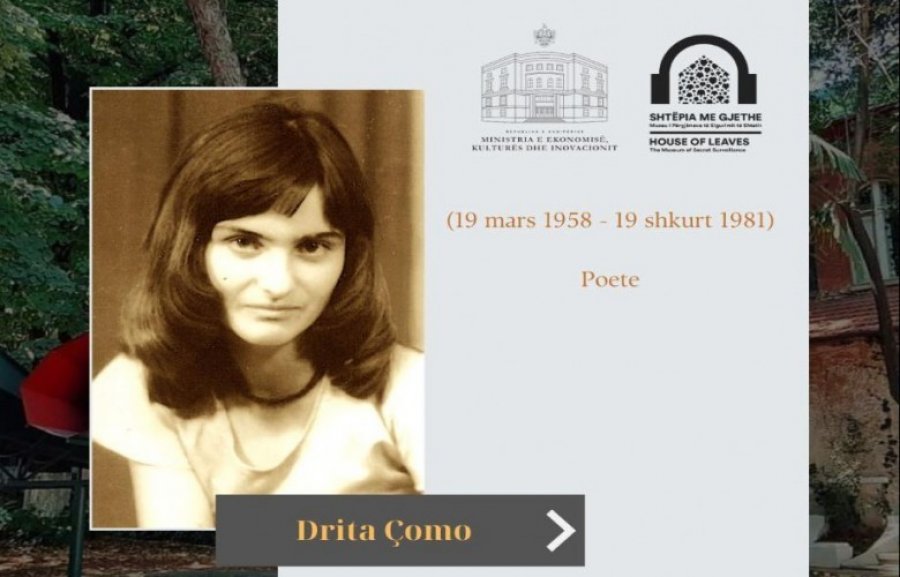 Muzeu Kombëtar përkujton poeten Drita Çomo