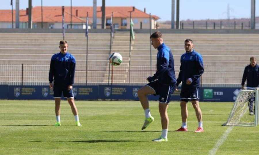 Kosova e zhvillon seancën e fundit stërvitore para nisjes për në Murcia 