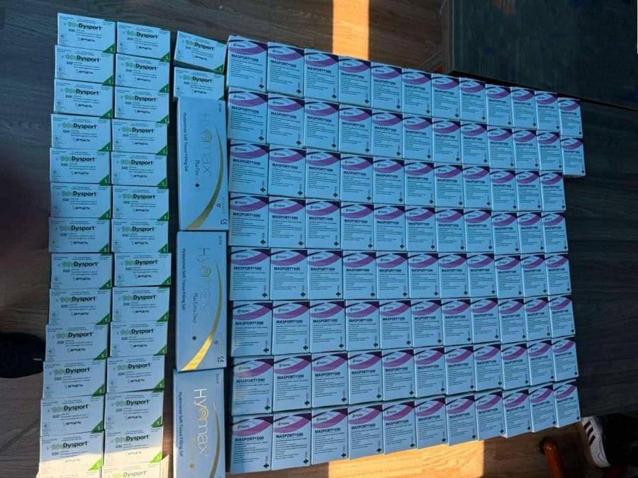 Dogana e Kosovës ndalon kontrabandën me produkte estetike - kapen 100 paketime botox e filler