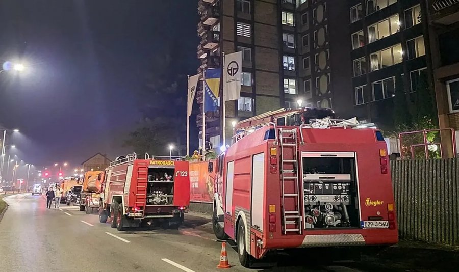 Osmani ngushëllon familjet e viktimave nga zjarri në Tuzla