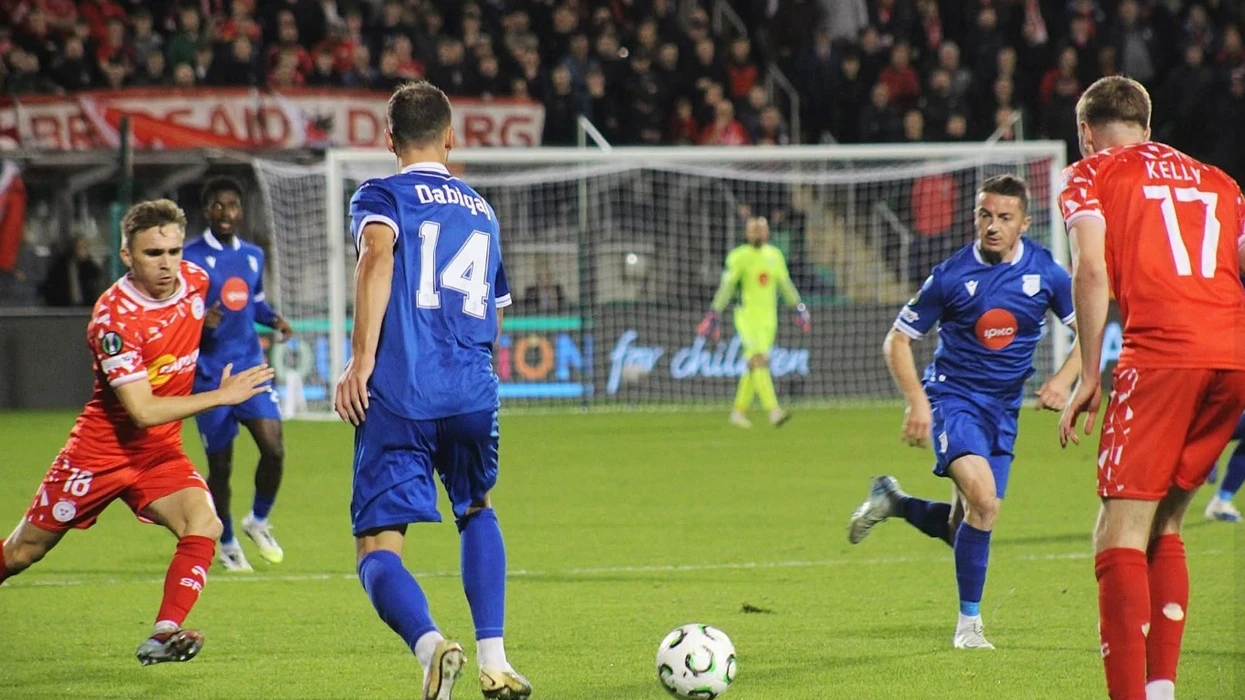 Vendos goli i Almir Ajzerajt, Drita bën historinë në Ligën e Konferencës