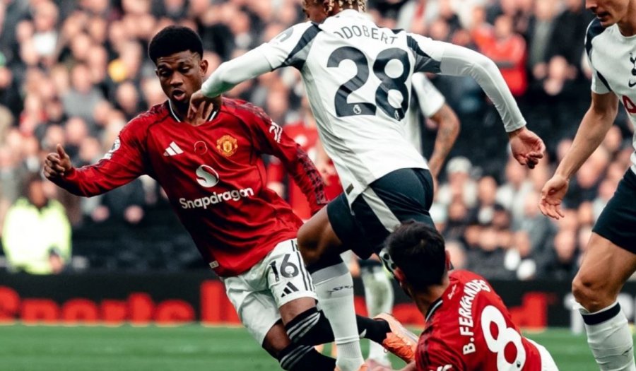 Man Utd dhe Tottenham ndajnë pikët në trilerin e katër golave