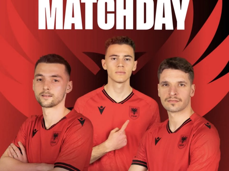 Formacionet zyrtare: Shqipëri - Angli