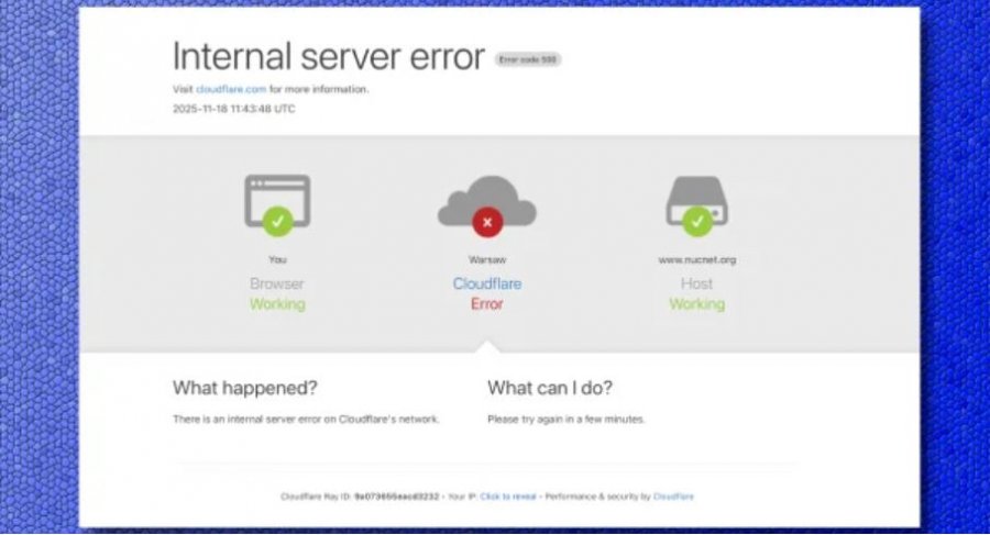 Ndërprerje Globale e Internetit: Faqe interneti jashtë funksionit për shkak të problemeve teknike në Cloudflare