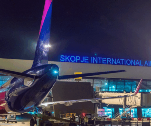 Stuhitë e forta shkaktojnë kaos në Aeroportin e Shkupit, ndërpriten fluturimet