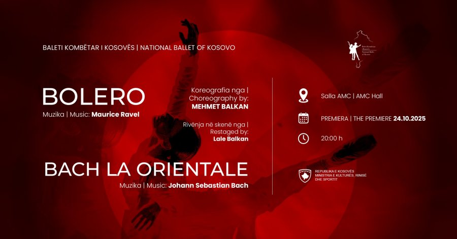 “Bolero & A L’Oriental”, premierë më 24 tetor në Prishtinë