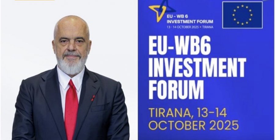 Rama jep lajmin, Tirana mirëpret Forumin e Investimeve BE - Ballkan Perëndimor