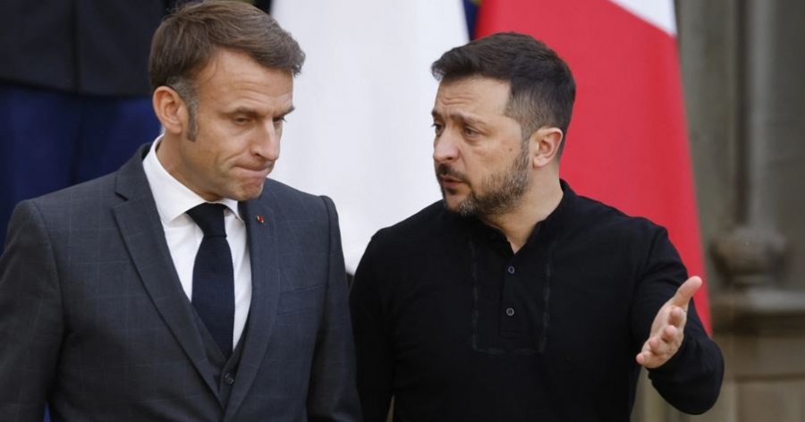 Zelensky bisedë telefonike me Macronin: Folëm për forcimin e mbrojtjes ajrore të Ukrainës